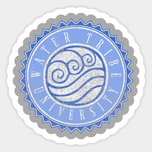 Water tribe university Sticker